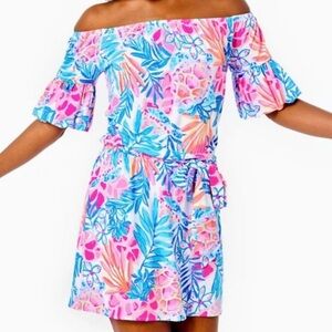 Lilly Pulitzer Samia Romper Small